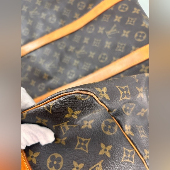 Louis Vuitton Keepall Bandolier 60 Monogram Canvas Travel Bag SD0946 Vintage - Picture 16 of 16